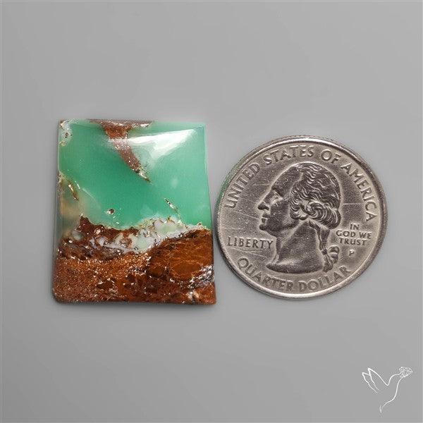 Boulder Chrysoprase Cabochon