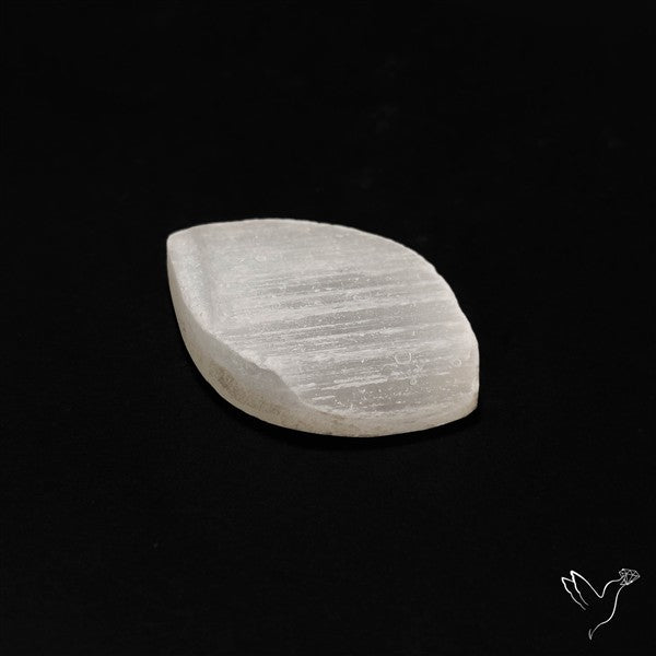 Raw Face Flashy Selenite Druzy