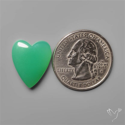 Gemmy Australian Chrysoprase Heart Carving