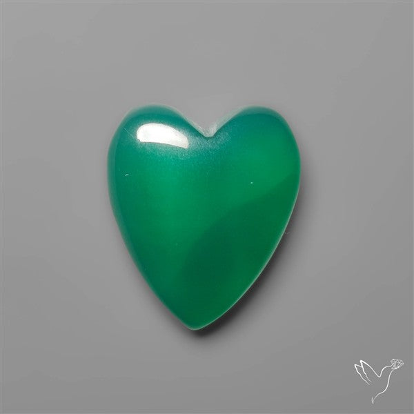Zimbabwe Mtorolite Chalcedony Heart Carving