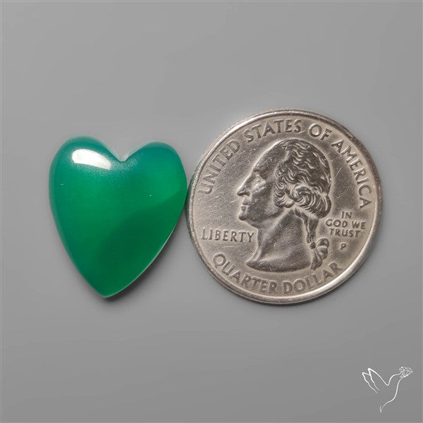 Zimbabwe Mtorolite Chalcedony Heart Carving