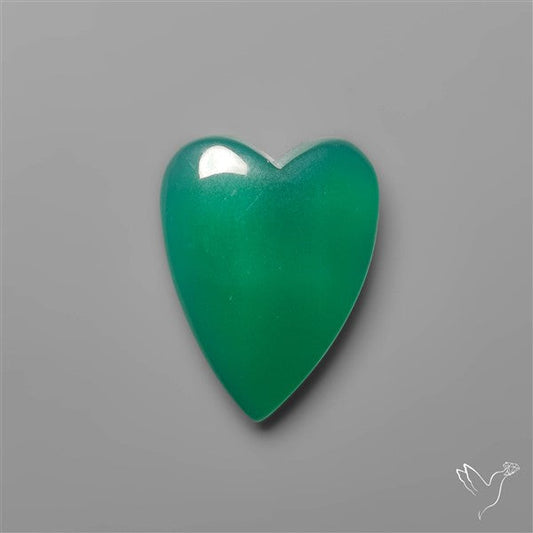 Zimbabwe Mtorolite Chalcedony Heart Carving