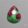 Rose Cut Ruby In Zoisite