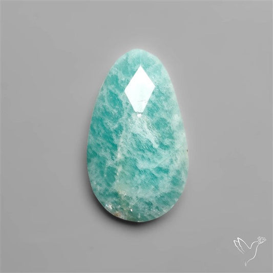 Checkerboard Cut Flashy Peruvian Amazonite
