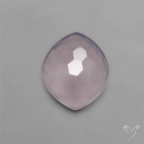 Honeycomb Cut Namibian Chalcedony