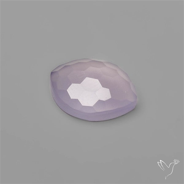 Honeycomb Cut Namibian Chalcedony