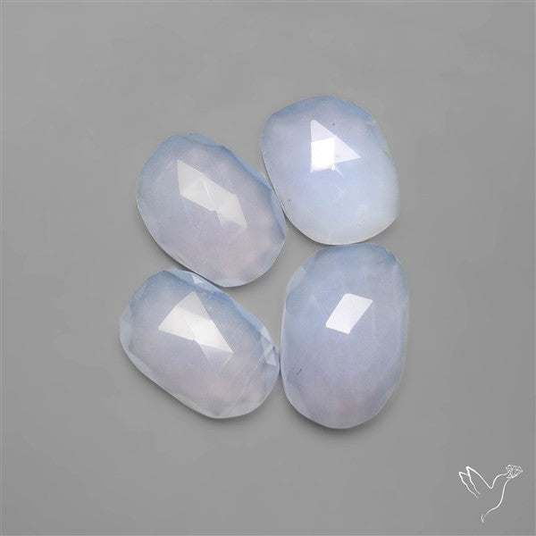 Rose Cut Namibian Chalcedonies Lot