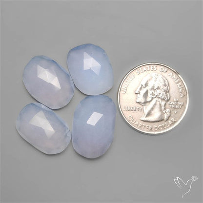 Rose Cut Namibian Chalcedonies Lot