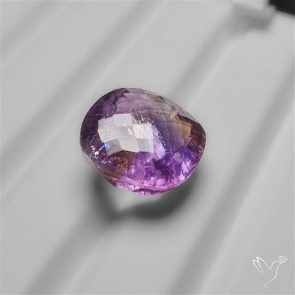 Checkerboard Cut Faceted Amethyst
