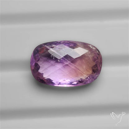 Checkerboard Cut Faceted Amethyst