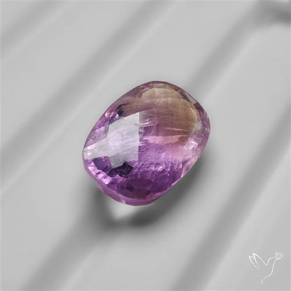 Checkerboard Cut Faceted Amethyst
