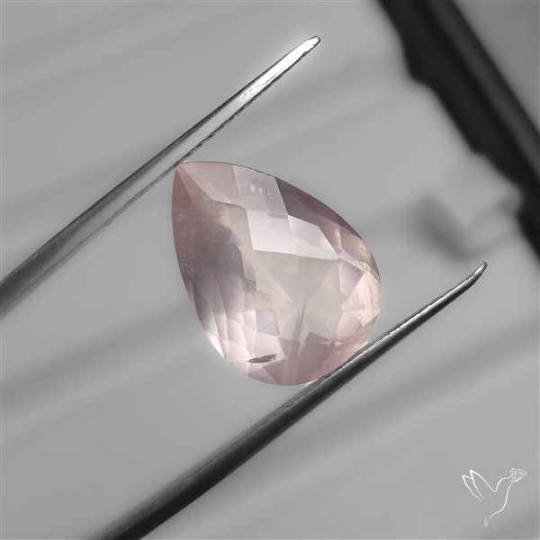 Faceted Rose Quartz