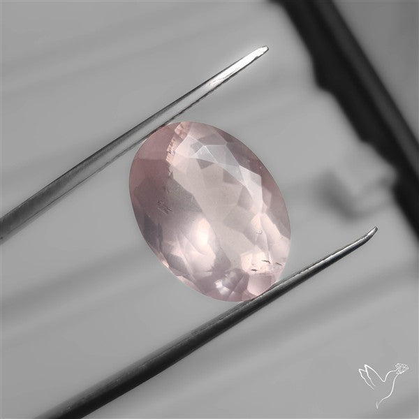 Faceted Rose Quartz