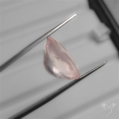 Faceted Rose Quartz