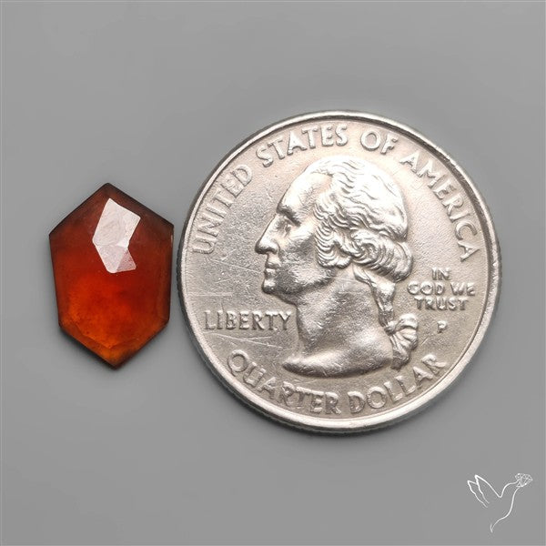 Rose Cut Hessonite Garnet