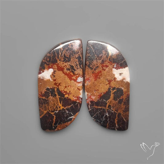 Native Copper Cabochons Pair