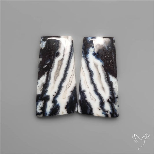 Tuxedo Agate Pair