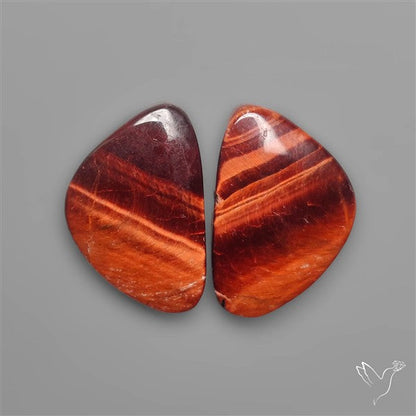 Red Tiger Eyes Pair