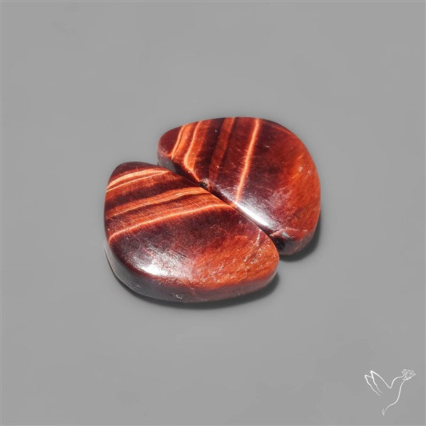 Red Tiger Eyes Pair