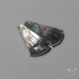 Rainbow Tahitian Black Mother Of Pearls Pair