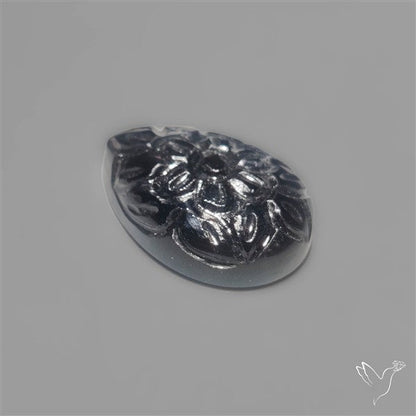 Black Obsidian Mughal Carving