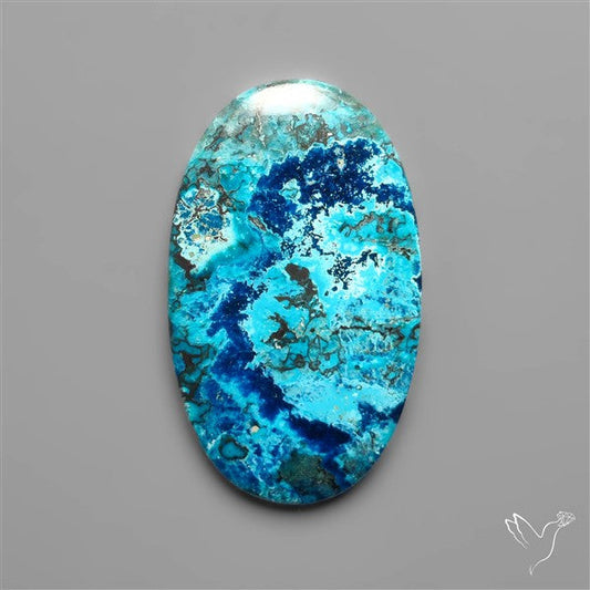 Azurite with Shattuckite Cabochon