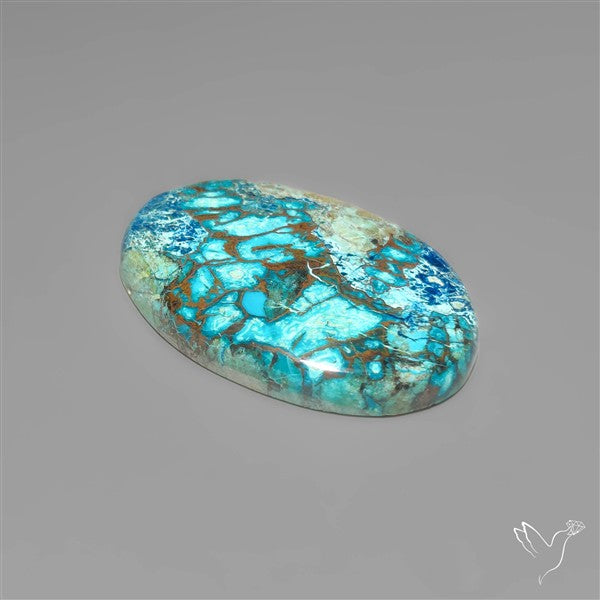 Azurite with Shattuckite Cabochon