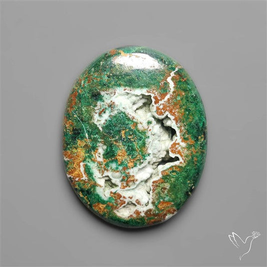 Parrot Wing Chrysocolla Cabochon