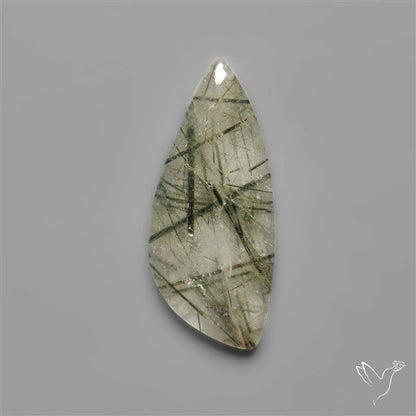 Green Rutilated Quartz Cabochon