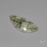 Green Rutilated Quartz Cabochon