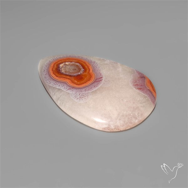 Selected Botryoidal Seam Agate Cabochon