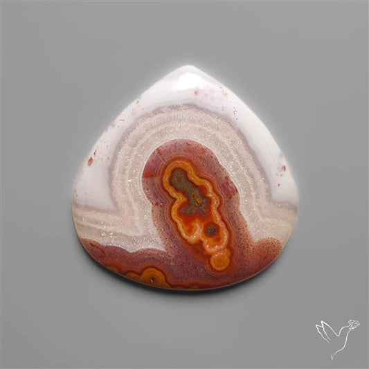 Selected Botryoidal Seam Agate Cabochon