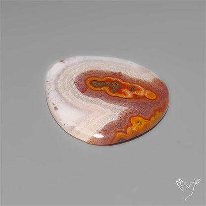 Selected Botryoidal Seam Agate Cabochon