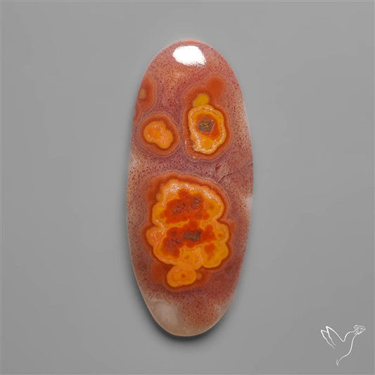 Selected Botryoidal Seam Agate Cabochon
