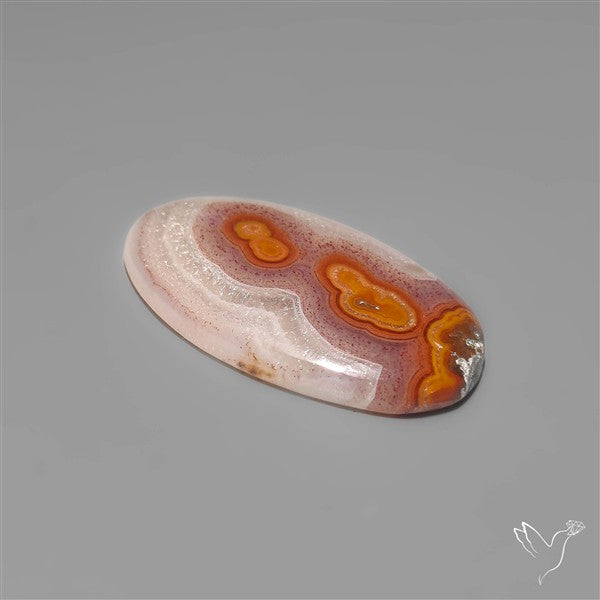 Selected Botryoidal Seam Agate Cabochon