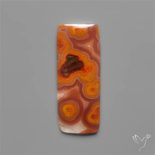 Selected Botryoidal Seam Agate Cabochon