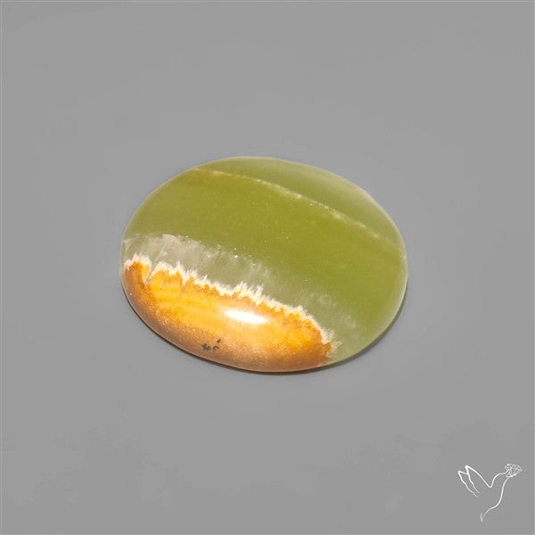 Gemmy Green Calcite Cabochon