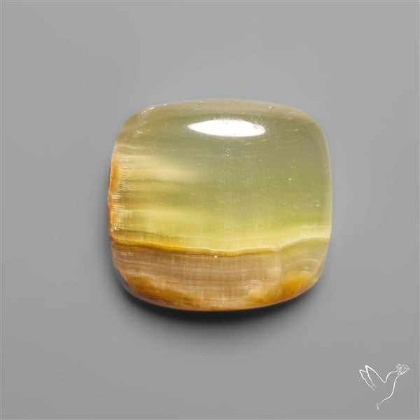 Gemmy Green Calcite Cabochon