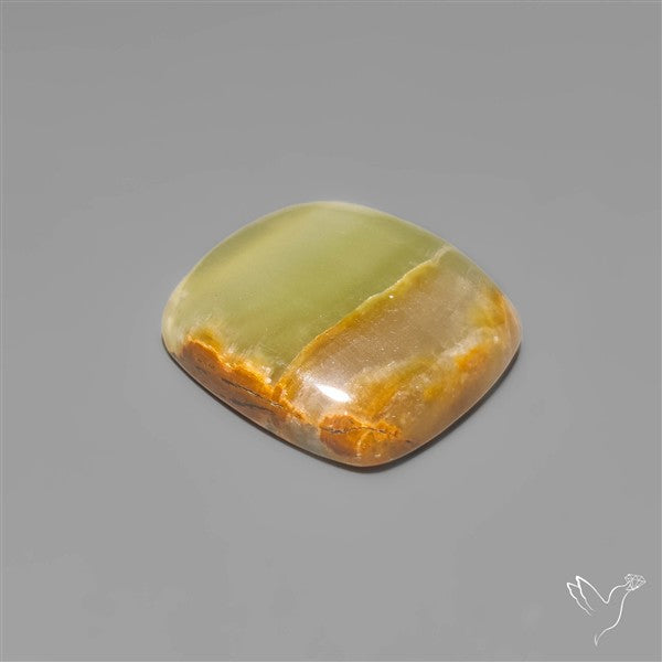 Gemmy Green Calcite Cabochon