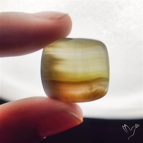 Gemmy Green Calcite Cabochon