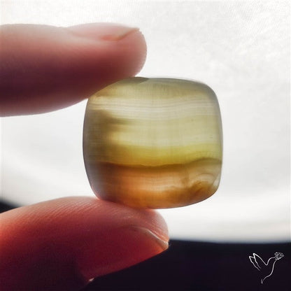 Gemmy Green Calcite Cabochon