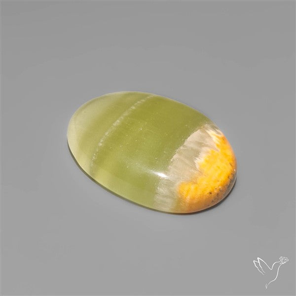 Gemmy Green Calcite Cabochon