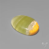 Gemmy Green Calcite Cabochon