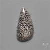 Black Fossil Coral Cabochon