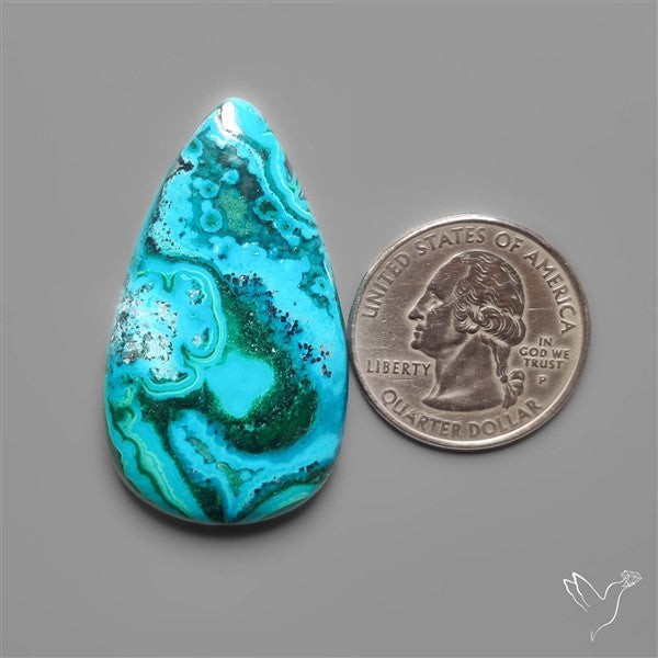 Chrysocolla Malachite Cabochon