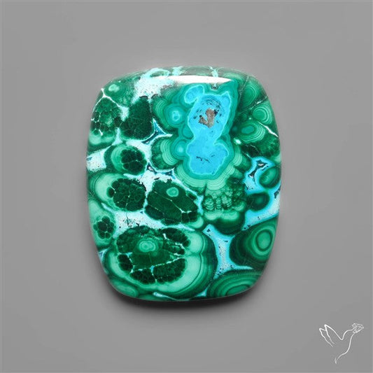 Chrysocolla Malachite Cabochon
