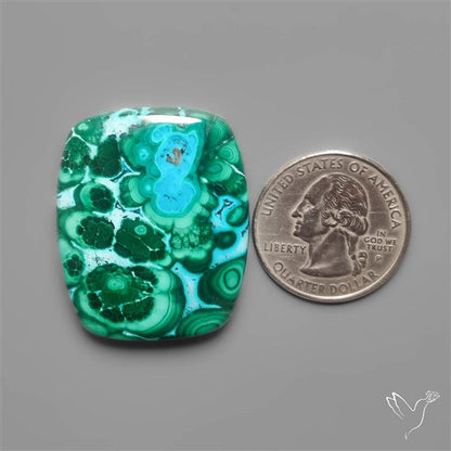 Chrysocolla Malachite Cabochon