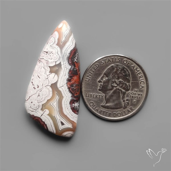 Laguna Lace Agate Cabochon