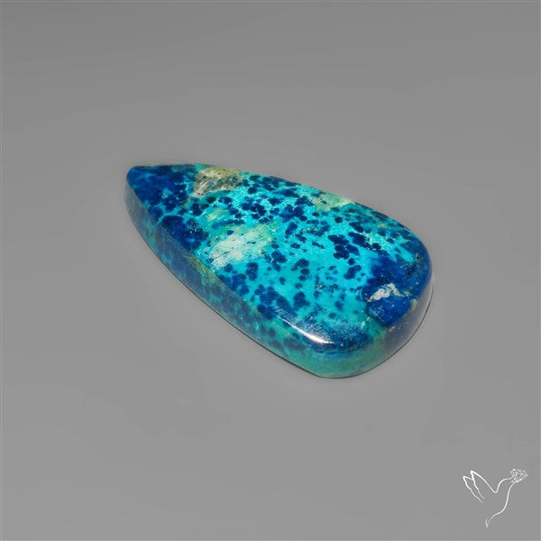 Azurite Shattuckite Cabochon (rare dotted pattern Azurites)