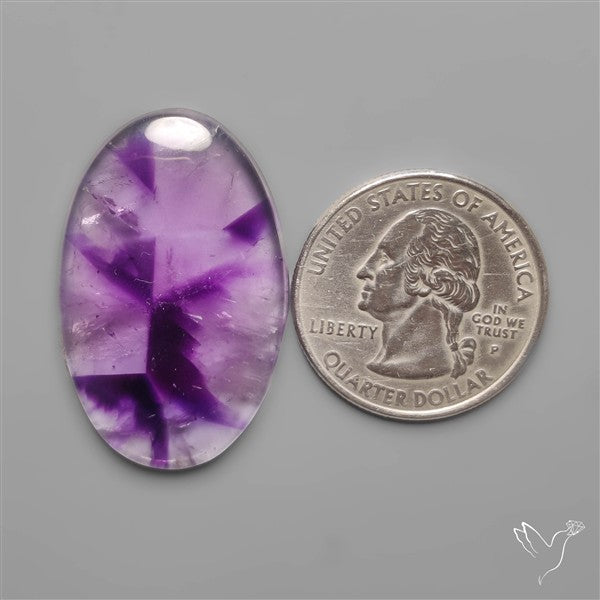 Trapiche Amethyst Cabochon